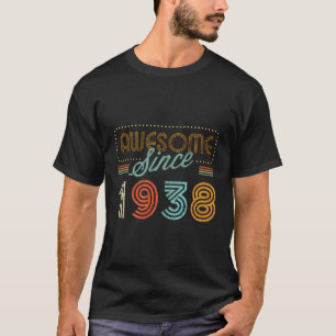 Camiseta Incrível Desde 1938 Ano De Nascimento