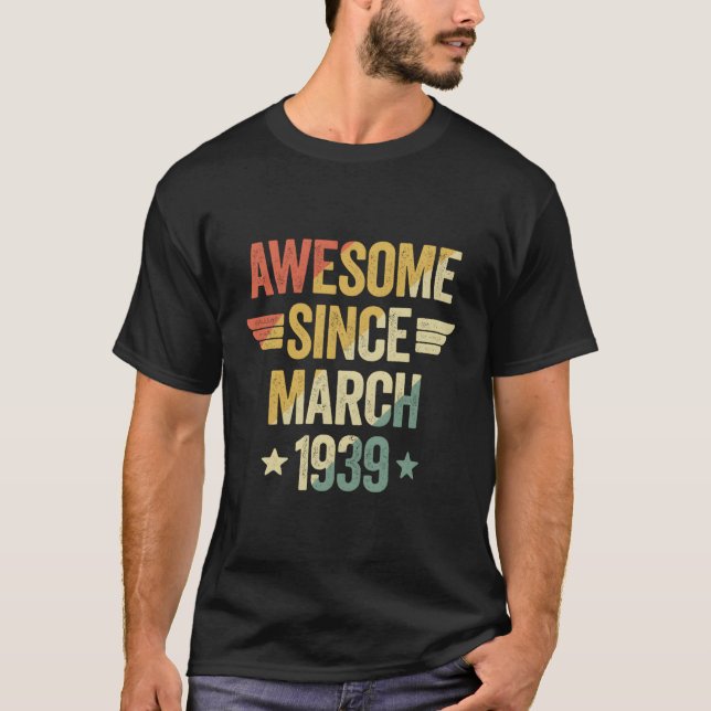 Camiseta Incrível Desde 1939 (Frente)