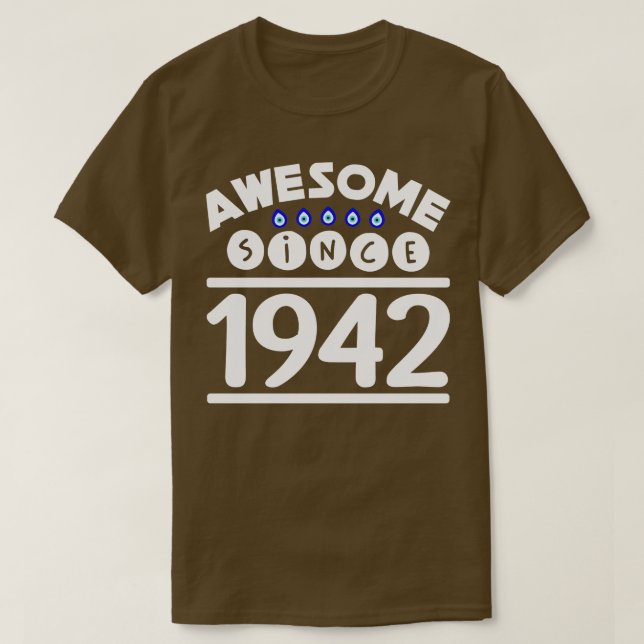 Camiseta Incrível desde 1942 (Frente do Design)
