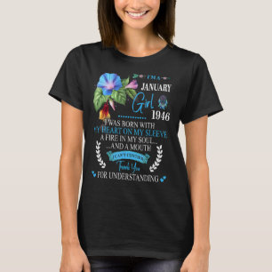 Camiseta Incrível desde 1946 77º Aniversário Eu sou um Jane