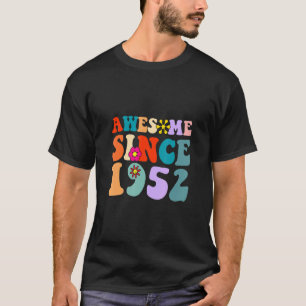 Camiseta Incrível Desde 1952, Aniversário Legal Retro Vinta