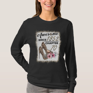 Camiseta Incrível Desde 1952 Capítulo 70 Calçados-Leopardo 