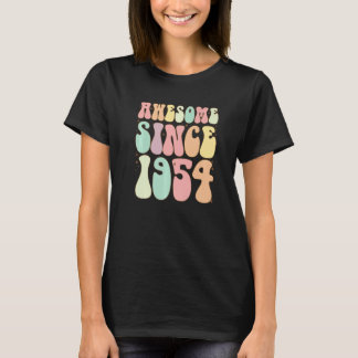 Camiseta Incrível Desde 1954, Aniversário De 68 Anos Mulher