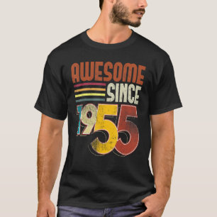 Camiseta Incrível desde 1955 68º aniversário Retro Vintage