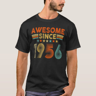 Camiseta Incrível Desde 1956 66º Nascer De Aniversário Em 1