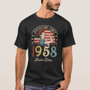 Camiseta Incrível desde 1958 Vintage 1958 64th Birthday 64