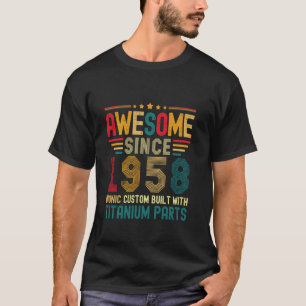 Camiseta Incrível desde 1958 Vintage 66º aniversário Men Ti