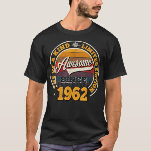 Camiseta Incrível Desde 1962 60º Presente de Aniversário po