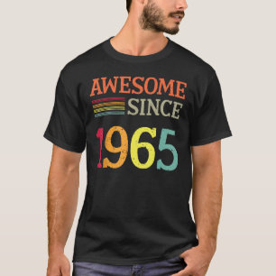 Camiseta Incrível desde 1965 58º aniversário Retro Vintage