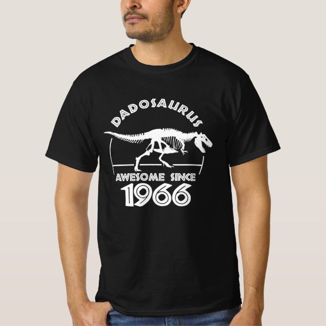Camiseta Incrível desde 1966, Pai Birthday T-Shirt (Frente)