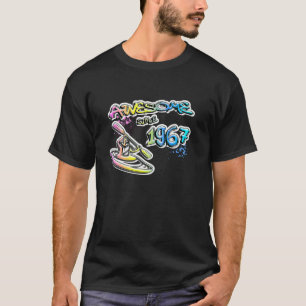 Camiseta Incrível desde 1967, Grafite Kayaking Kayakers