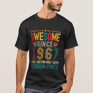 Camiseta Incrível desde 1967 Vintage 57th Birthday Men Tita