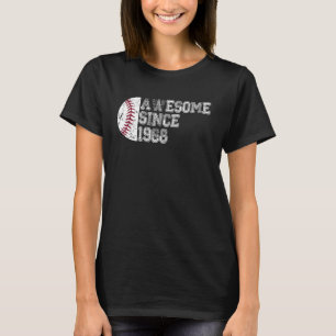 Camiseta Incrível desde 1968 55º Aniversário do Basebol 55