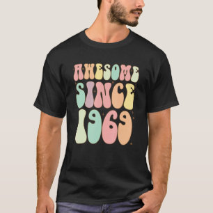 Camiseta Incrível Desde 1969 Aniversário 53 Anos Mulheres