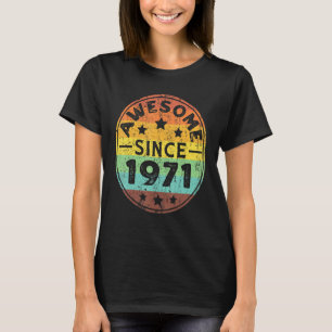 Camiseta Incrível desde 1971, 50ª Festa de aniversário Retr