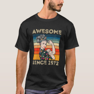 Camiseta Incrível Desde 1972, O aniversário de 40 anos Ofer