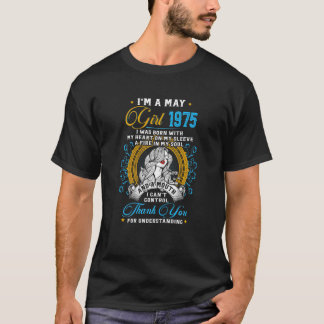 Camiseta Incrível desde 1975, 47º Aniversário, eu sou a May