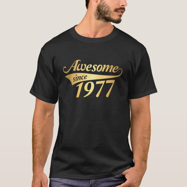 Camiseta Incrível desde 1977 (Frente)