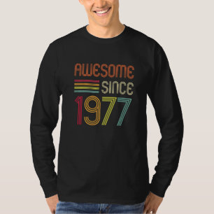 Camiseta Incrível desde 1977, 45º Aniversário Retro