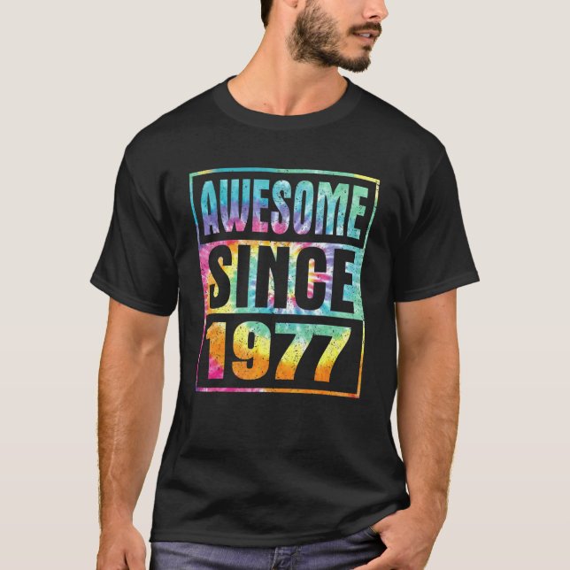 Camiseta Incrível Desde 1977, 45 Anos, 45, Aniversário (Frente)