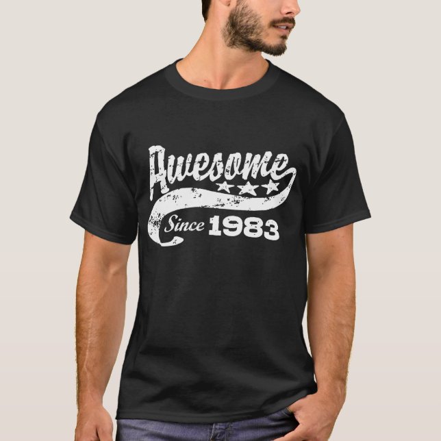 Camiseta Incrível Desde 1983 (Frente)
