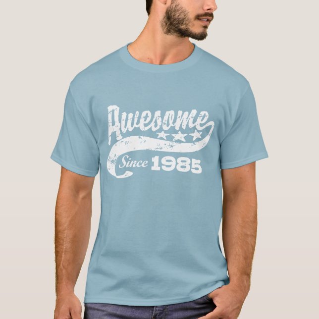 Camiseta Incrível Desde 1985 (Frente)