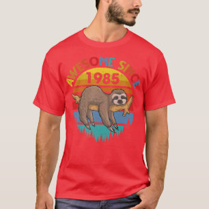 Camiseta Incrível Desde 1985, Bir, 37 anos, Aloth Birthday