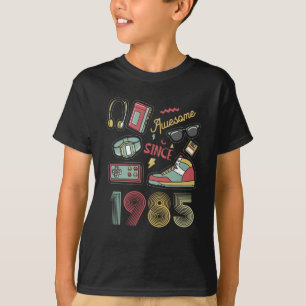 Camiseta Incrível desde 1985 Vintage Retro 37th Birthday