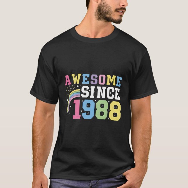 Camiseta Incrível Desde 1988 35Th (Frente)