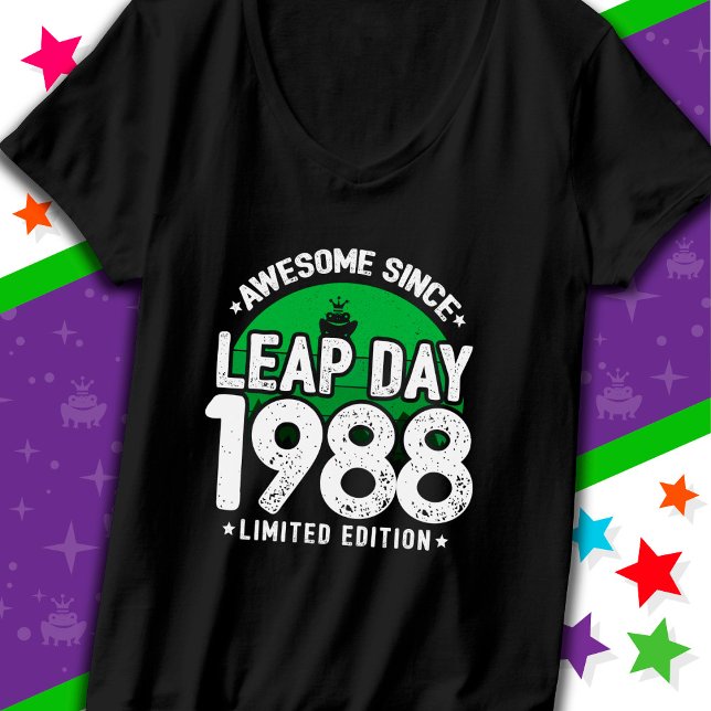 Camiseta Incrível Desde 1988 Dia do Ano Leap Fev 29 Anivers (Criador carregado)