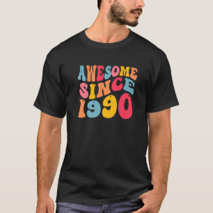 Camiseta Incrível Desde 1990, 32 Anos De Idade, Retro Vinta