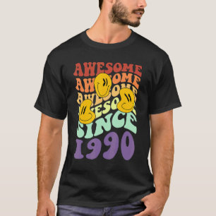 Camiseta Incrível desde 1990, nível 32, menino Aniversário 