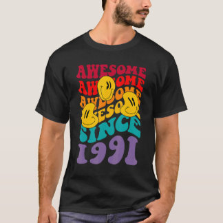 Camiseta Incrível desde 1991, nível 31, menino Aniversário 