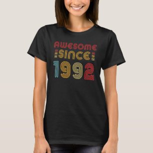 Camiseta Incrível Desde 1992 31º aniversário 31 anos