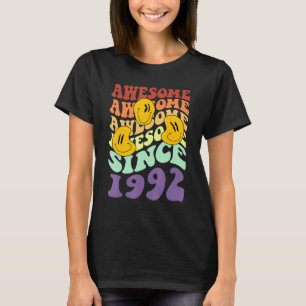 Camiseta Incrível desde 1992, nível 30, menino Aniversário