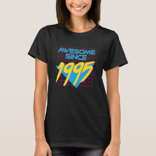 Camiseta Incrível Desde 1995 Legal Gráfico De 27 Anos