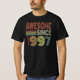 Camiseta Incrível Desde 1997 Nascer Retroativo Em 1997, Ani