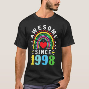 Camiseta Incrível Desde 1998 24º Aniversário do Nascer Arco