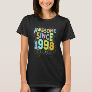 Camiseta Incrível Desde 1998, Retro 24 Anos 24 Anos Nascido