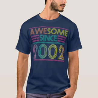 Camiseta Incrível Desde 2002 O Aniversário Engraçado De 200