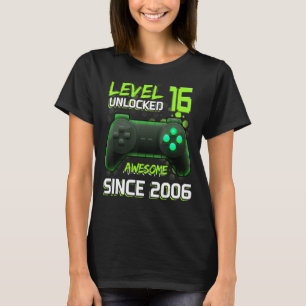 Camiseta Incrível Desde 2006 Videos games C Desbloqueados D