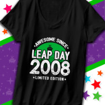 Incrível Desde 2008 Dia do Ano Leap Fev 29 Anivers