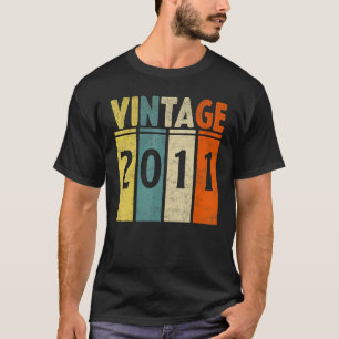 Camiseta Incrível Desde 2011 Aniversário De 11 11 Anos De I