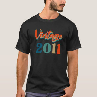 Camiseta Incrível Desde 2011, Aniversário De 11, Presente D