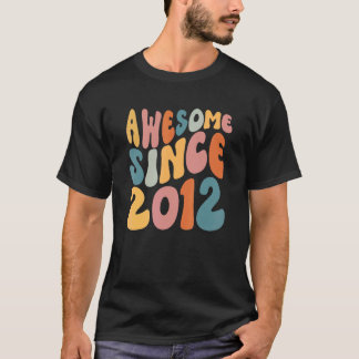 Camiseta Incrível desde 2012, 10.o aniversário, 10 anos, Gr