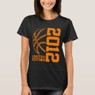 Camiseta Incrível Desde 2012, Birthday Bysketbyll Limited E