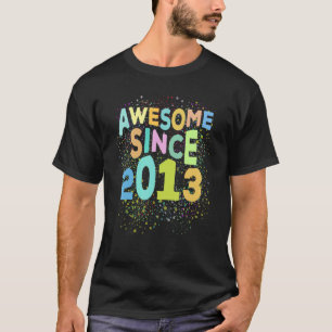 Camiseta Incrível Desde 2013 Retro 9 Anos 9º Aniversário