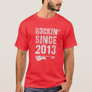 Camiseta Incrível Desde 2013 Rockstar 9º Aniversário N