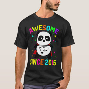 Camiseta Incrível Desde 2015 Super S Panda 7 Anos 7 B