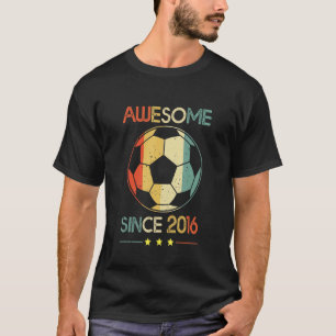 Camiseta Incrível Desde 2016 7 Aniversário De 7 Anos